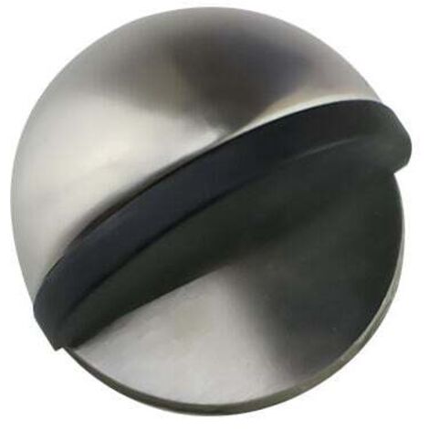 Türstopper, 1 Edelstahl Türstopper und Stopper Klebetürstopper für Boden und Parkett, Türstopper Tür- und Wandschutz Silber