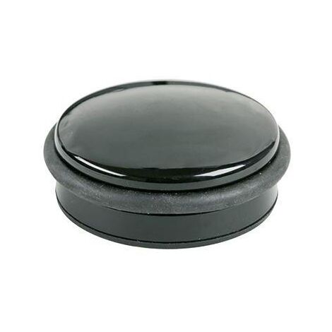 Türstopper 10 x 4 cm (D. x H) Metall/Gummi schwarz