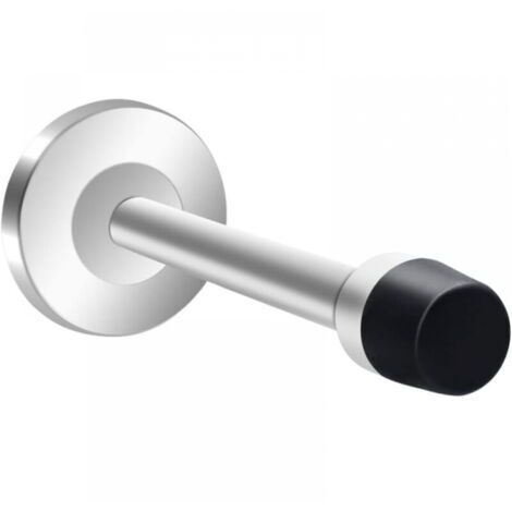 Türstopper, langer Türstopper, schalldichter Türstopper aus Edelstahl 304, gebürsteter Türstopper, Türstopper für Haus, Büro, Garage - 12 cm - Silber [1 Stück]