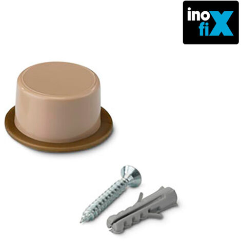 Türstopper mit beiger Schraube (Blister 2 Einheiten) INOFIX