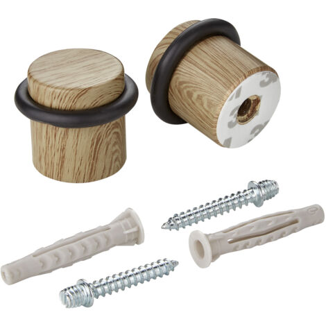 Türstopper STOPPER Ø 36 mm Höhe 32 mm Eiche Holzdekor