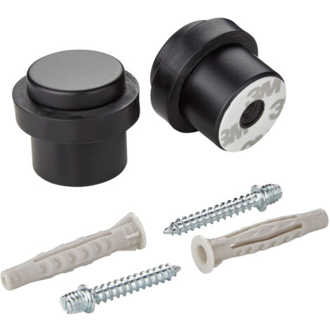 Türstopper STOPPER Ø 36 mm Höhe 32 mm schwarz matt