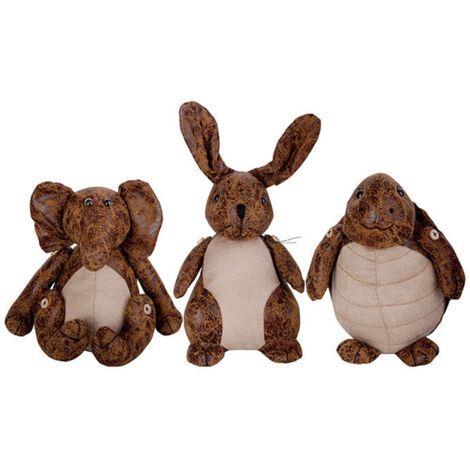 Türstopper Türhalter Hase Kaninchen aus Kunstleder Gewicht ca. 1Kg. 18 cm