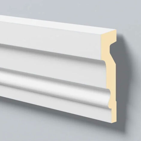 Türumrandung NMC MA10 DOMOSTYL Noel Marquet Fassadenstuck Fensterumrandung Fassadenprofil Modernes Design weiß 2 m