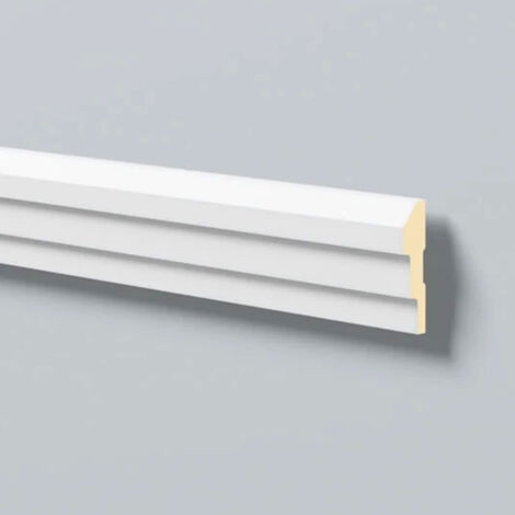 Türumrandung NMC MA2 DOMOSTYL Noel Marquet Fassadenstuck Fensterumrandung Fassadenprofil Modernes Design weiß 2 m