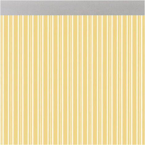 Türvorhang Modell „Ferrara“ transparent Honigfarbe 90x210cm M63112 Acudam