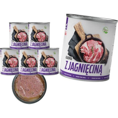 TUF Lammfutter - Nassfutter für Hunde - 24 x 800 g