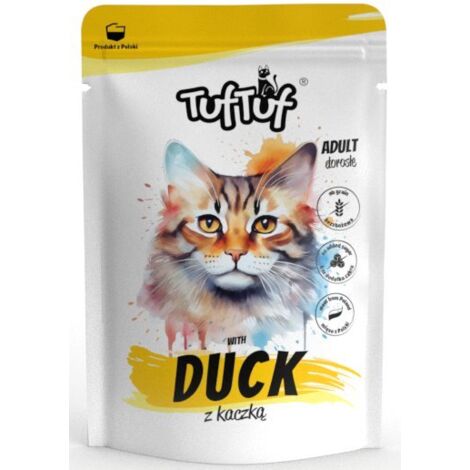 Tuf Tuf  Nassfutter für Katzen  100g Beutel - Ente 100g