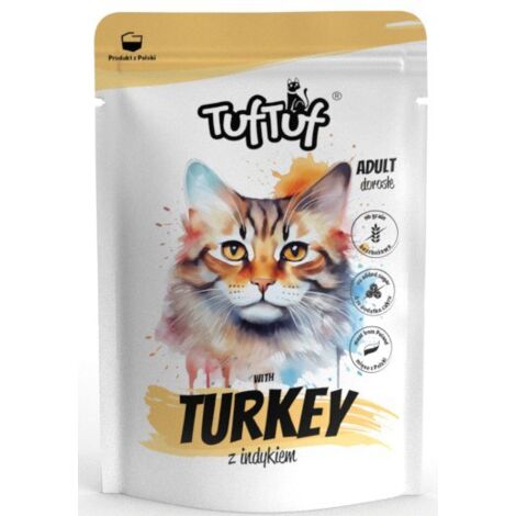 Tuf Tuf  Nassfutter für Katzen  100g Beutel - Truthahn 100g