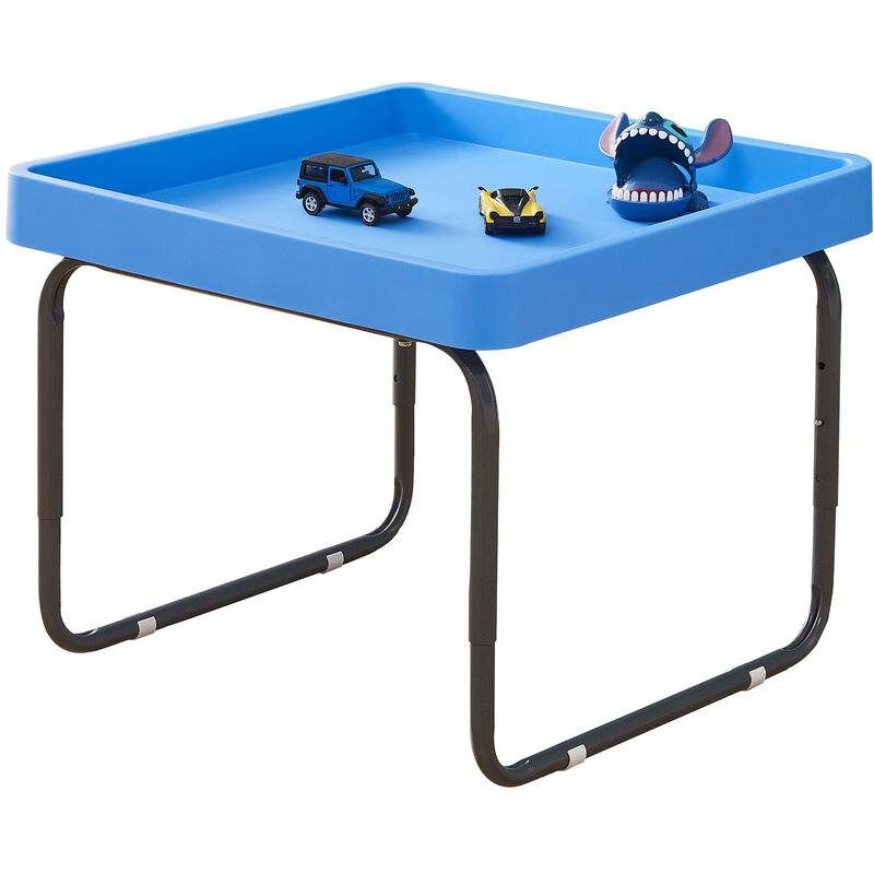 Tuff Spot Square Junior Mixing Play Tray 70cm with Height Adjustable Stand - sky blue - Sky Blue