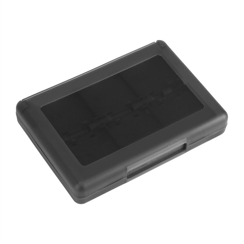 Eosnow Bote de rangement de cartouche de botier de carte de jeu en plastique PP 28 en 1 pour Nintendo 3DS DSL DSI LL noir