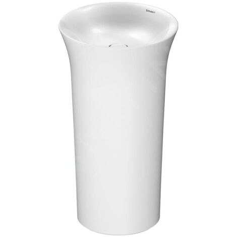 Tulip blanc lavabo à poser, largeur 500mm, sans trou pour