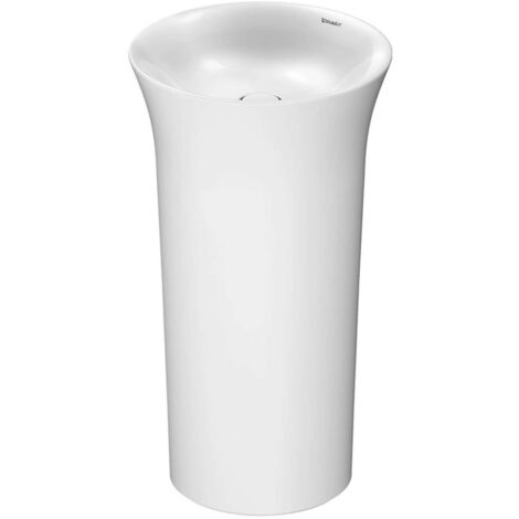 Tulip blanc lavabo à poser pour montage mural, largeur 500mm,