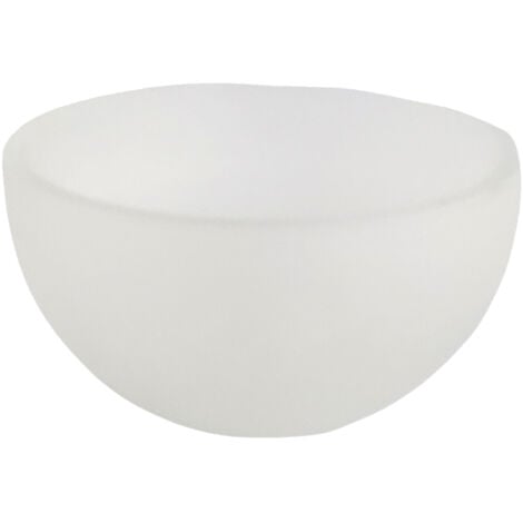 LTDE Tulipa de cristal AQUA 6.5x12cm mate apertura 3cm