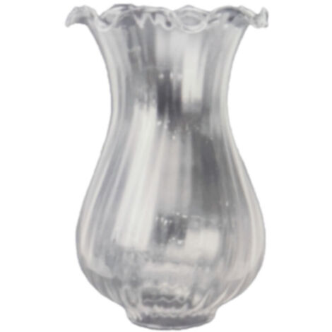 Tulipa de cristal GIRALDA transparente 19x13cm boca 5cm