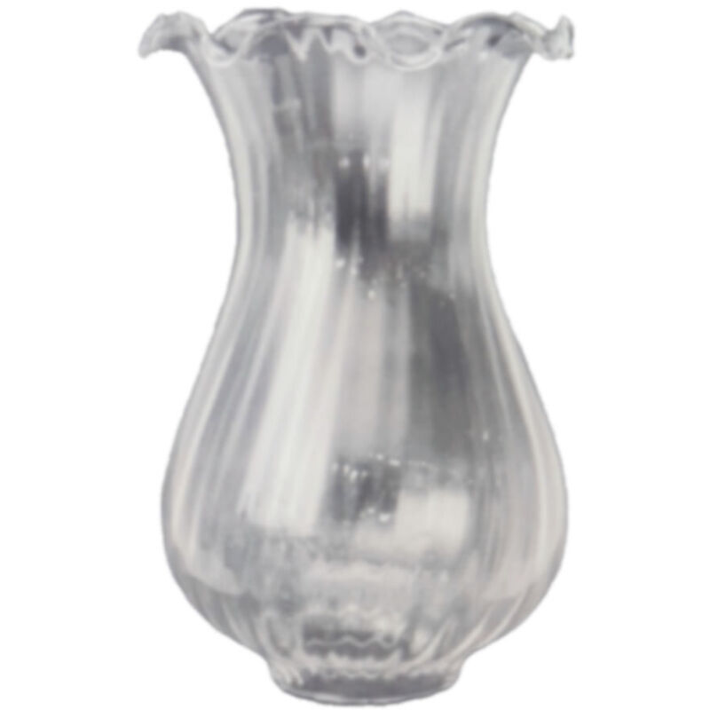 Tulipa de cristal giralda transparente 19x13cm boca 5cm