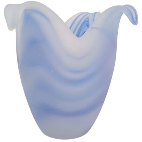 LTDE Tulipa de cristal LILIUM azul lineal 10x12cm