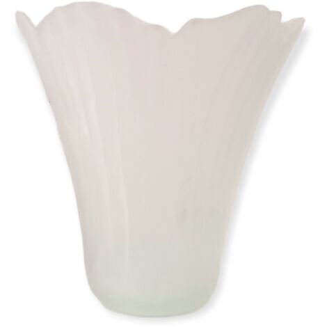 Tulipa de cristal mate modelo Roma 13x13cm