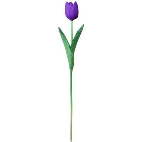 Garantía Pague seguro Envío GRATUITO Y RÁPIDO tallo de tacto real realistas  de imitación Flores De Seda Deep Purple Tulipán artificial Facilita las  compras kvadratsushi.sk