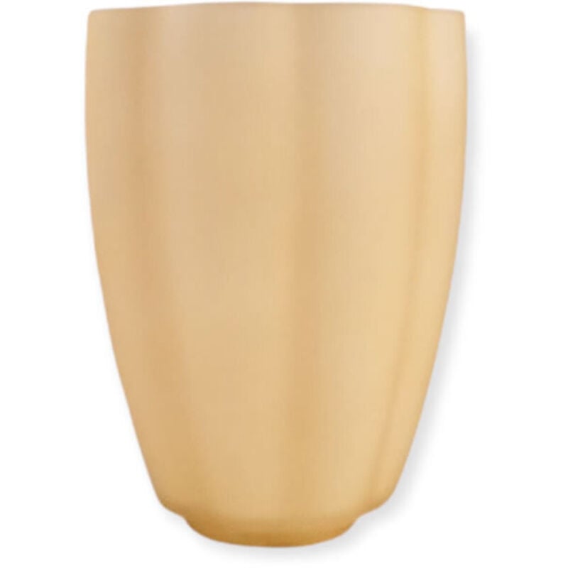 Olympia paralume in vetro avorio 12x9cm apertura