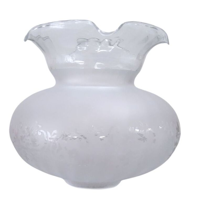 Tulipe en verre Córdoba transparent 16x15cm ouverture 5cm