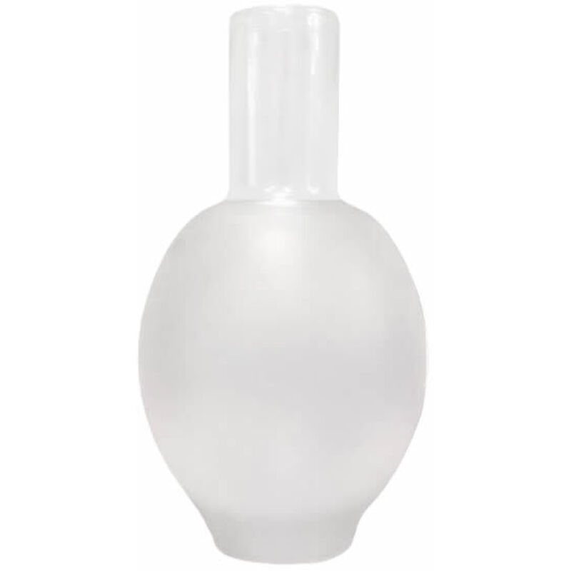 Tulipe en verre pour lampe à pétrole botero mate 21x11 cm avec une ouverture de 5,5 cm