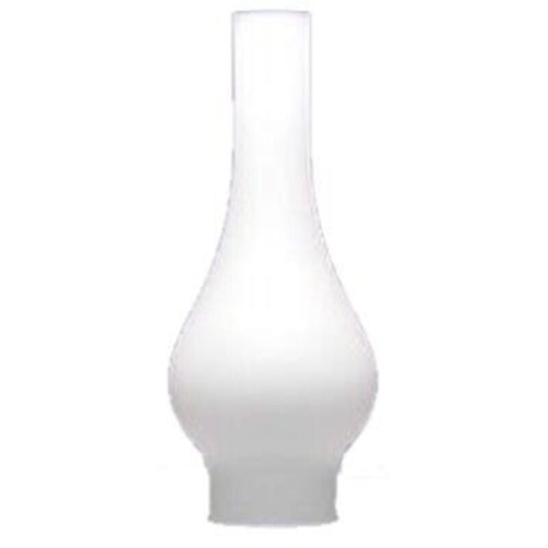 Abat-jour en verre quinqué sorolla mat 9x21cm ouverture 7cm