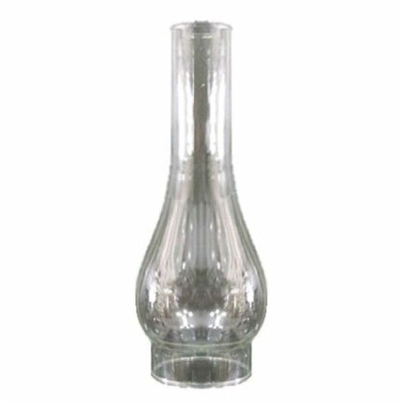 Ltde - Abat-jour verre quinqué sorolla transparent 8x21cm ouverture 6cm