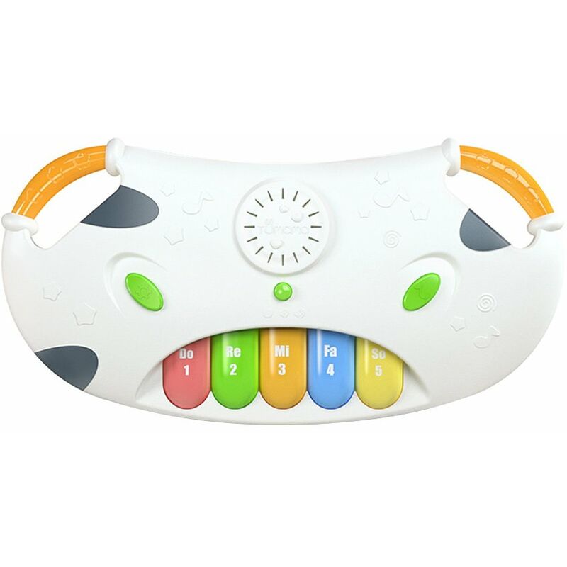 

Baby Piano Keyboard Juguete musical 4 modos Juguetes de desarrollo educativo temprano para bebes con luz suave y volumen ajustable - Tumama