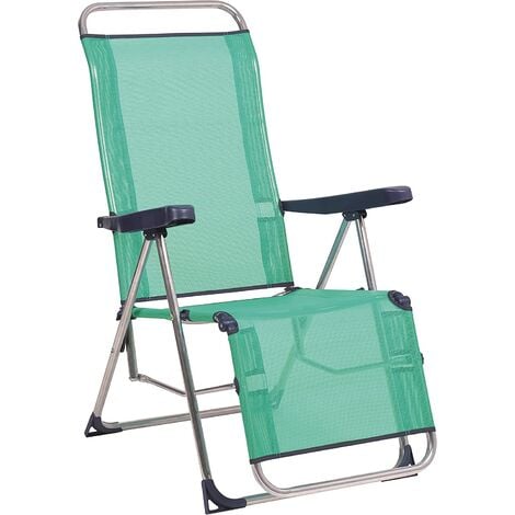 Silla playa alta aluminio Fibreline 2X1 1556 - Alco