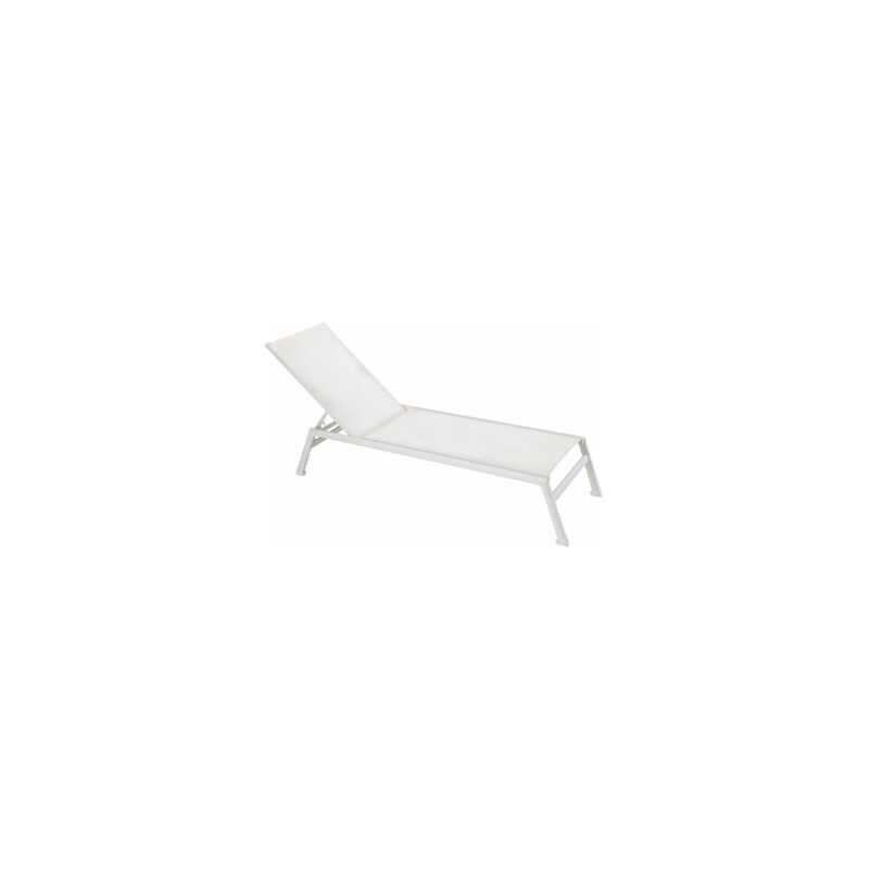 

Tumbona Aluminio Textilene Blanco