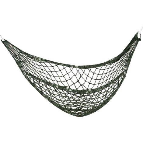 Tumbona de camping – Ideal para el jardín, viajes, senderismo, excursiones y supervivencia al aire libre – Fabricada en nailon – Ligera y duradera – Carga máxima de 200 kg