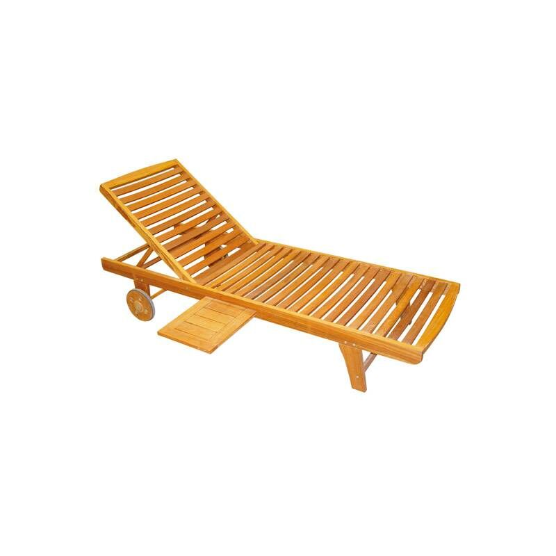 

Tumbona Abatible con Ruedas Acacia Fsc