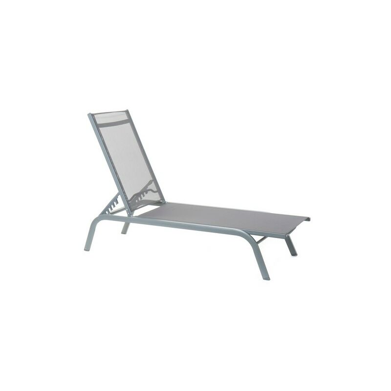 

Tumbona DKD Home Decor reclinable Gris oscuro PVC Aluminio (191 x 58 x 98 cm)