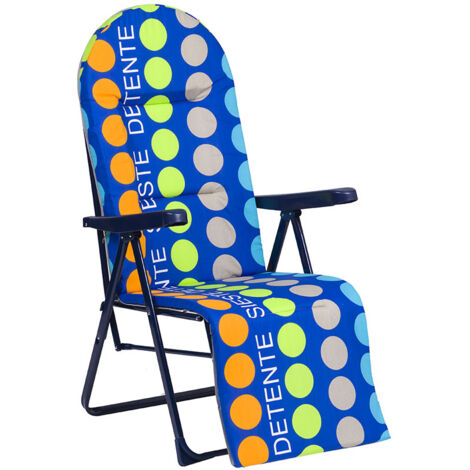 Tumbona multipocisiones RELAX Tubo acero OVAL