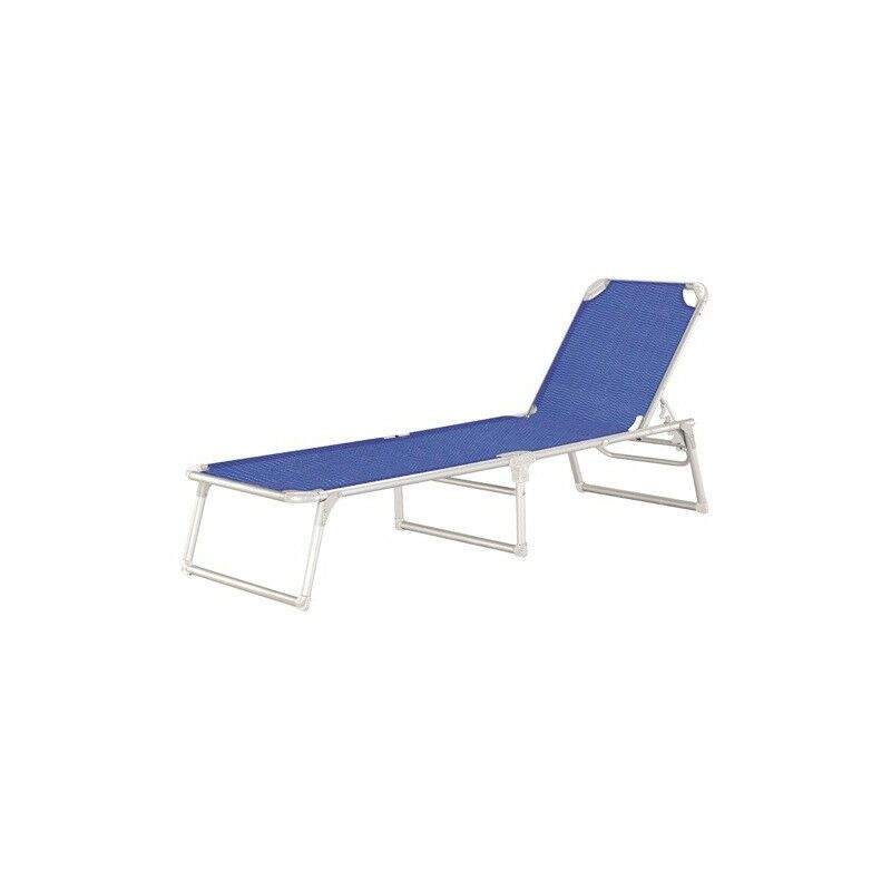 

Tumbona playa aluminio cama thera azul