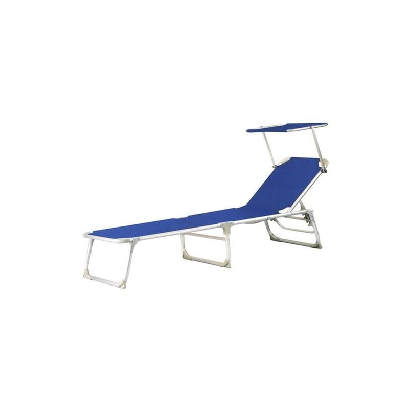 

Tumbona playa aluminio cama therasia azul