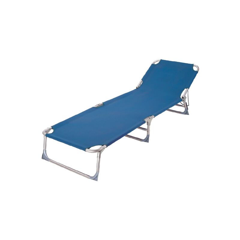 

Tumbona Plegable Aluminio Jardin 187X58X24 Cm Azul