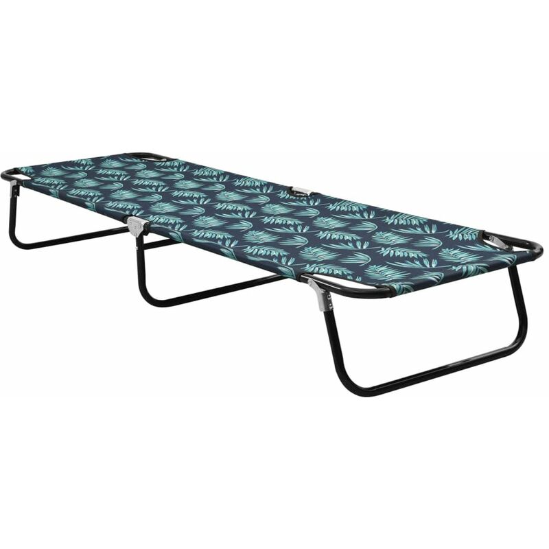 

Tumbona plegable de acero estampado de hojas