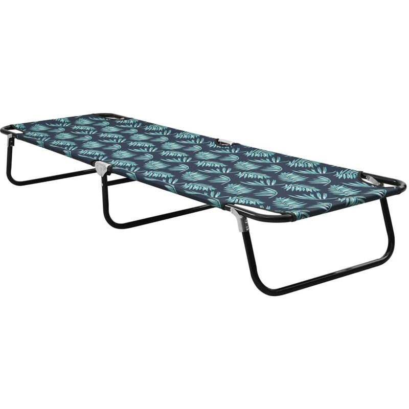 

Tumbona plegable de acero estampado de hojas