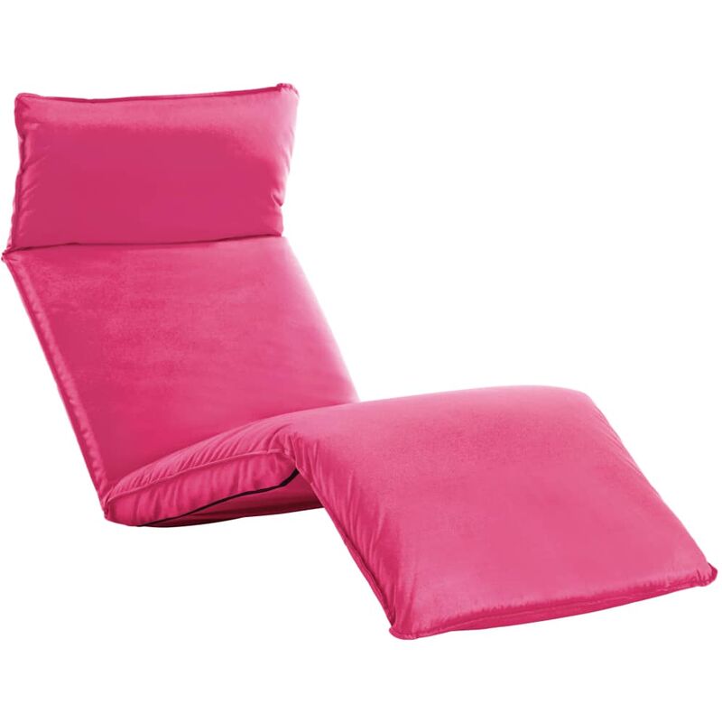 

Tumbona plegable de tela Oxford rosa