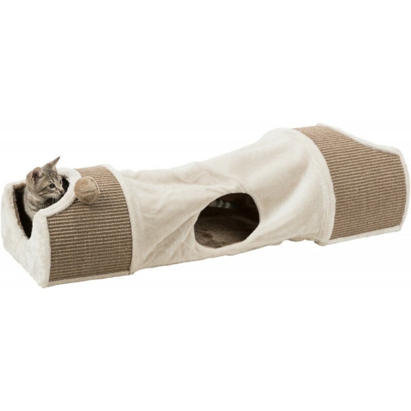 

Túnel de arañazos para gatos, tamaño: 110 × 30 × 38 cm