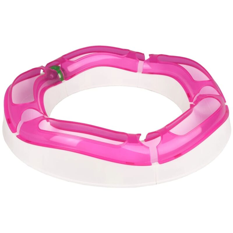 

FLAMINGO Túnel de juguete para gatos Moggy 39x39x7,7 cm - Rosa