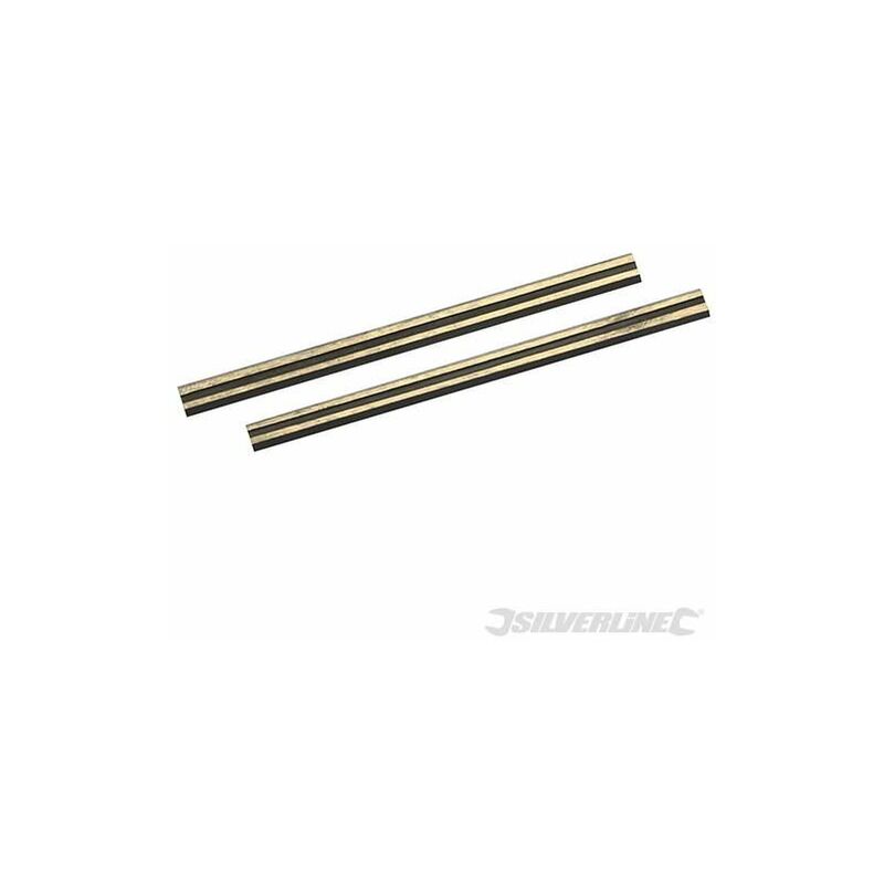 Silverline Tungsten Carbide Planer Blades 2pk 80 x 5.5 x 1.1mm 273237