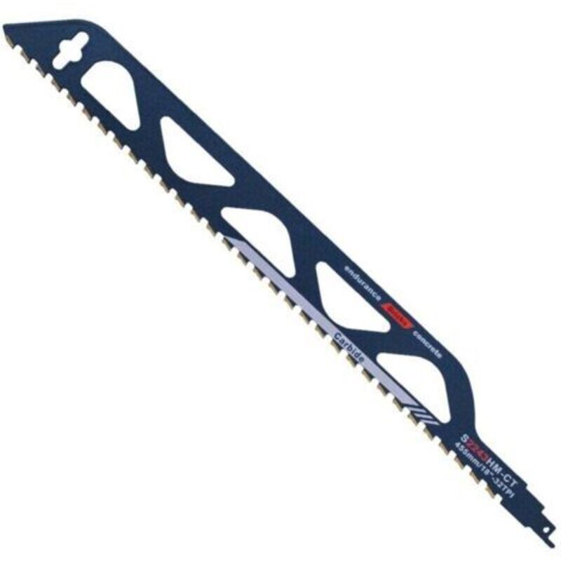 Tungsten carbide steel saber saw blade for metal, wood, stone, saber saw accessories for cellular concrete, brick, concrete, cement board, length