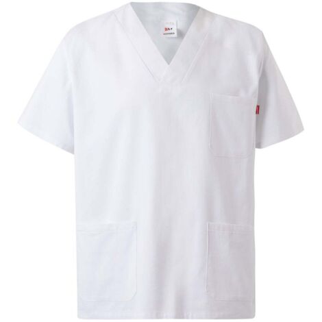 Tunique en coton manches courtes VELILLA Blanc XXL
