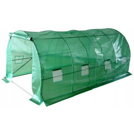 Tunnel de jardin en aluminium 400 x 250 x 200 cm
