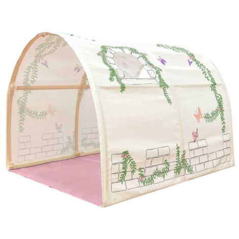 Tunnel De Lit Enfant "Pino Birdy" 95cm Beige