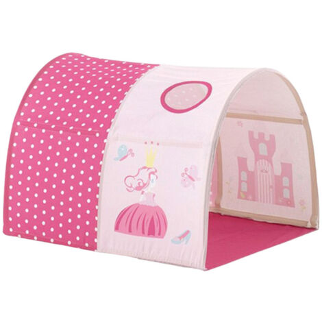 Tunnel De Lit Enfant "Pino Princesse" 10cm Rose