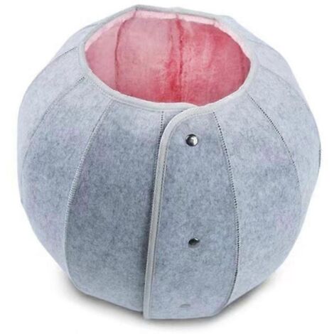 Tunnel lit pour chat en feutre, jouet tube pour chaton, lapin, furet, petit et moyen, cadeau pour animaux